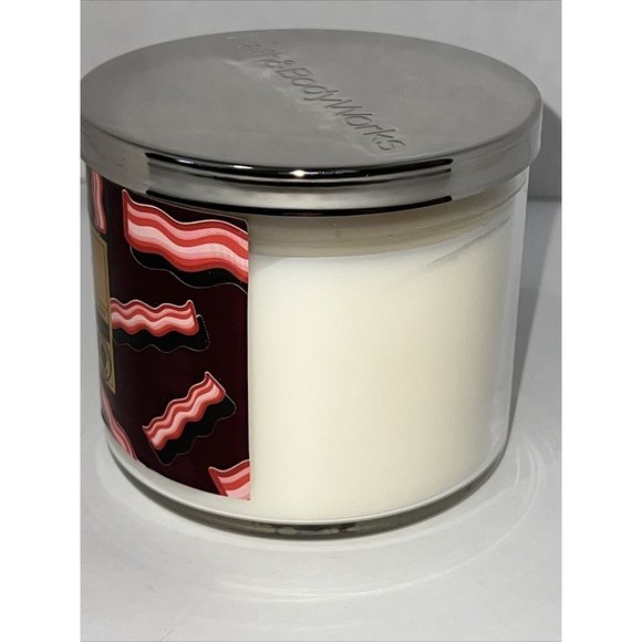 Bath & Body Works CANDIED MAPLE BACON Limited Edition Large 3-Wick Candle 2022 - Picture 11 of 16